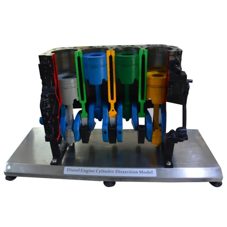 Dissected Diesel Engine Parts